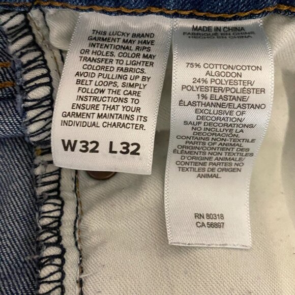 Lucky Jeans Mens 410 Athletic Slim Jeans Work Job Office Outdoors 32 / 32 * - Picture 10 of 13